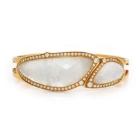Stephen Webster, 'Crystal Haze', Quartz, Diamond, and Yellow Gold Cuff Bracelet