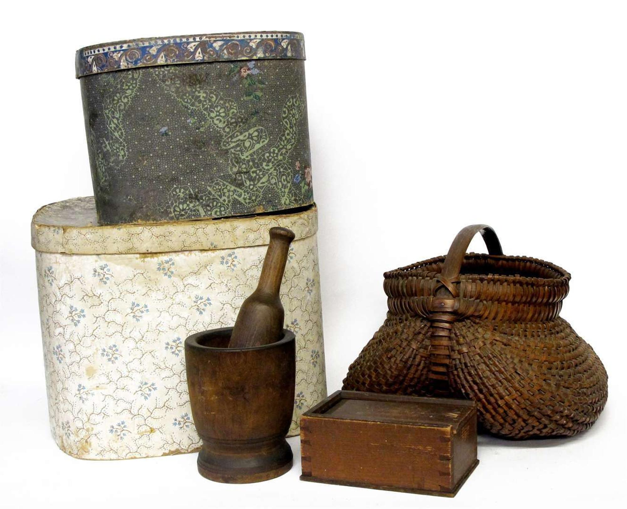 Group of household objects pennsylvania, 19th century