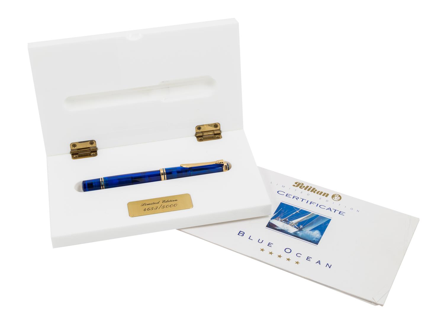 A Pelikan Blue Ocean Limited Edition Fountain Pen