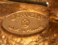 Chanel Gold-Tone Chain Sunburst Belt