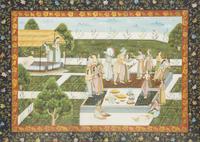An Indian Pichwai Painting on Paper