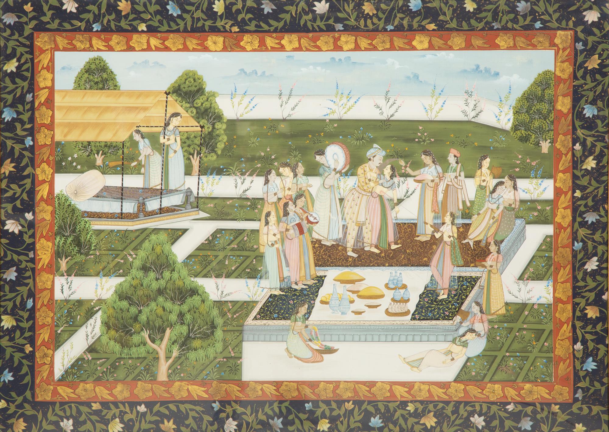 An Indian Pichwai Painting on Paper