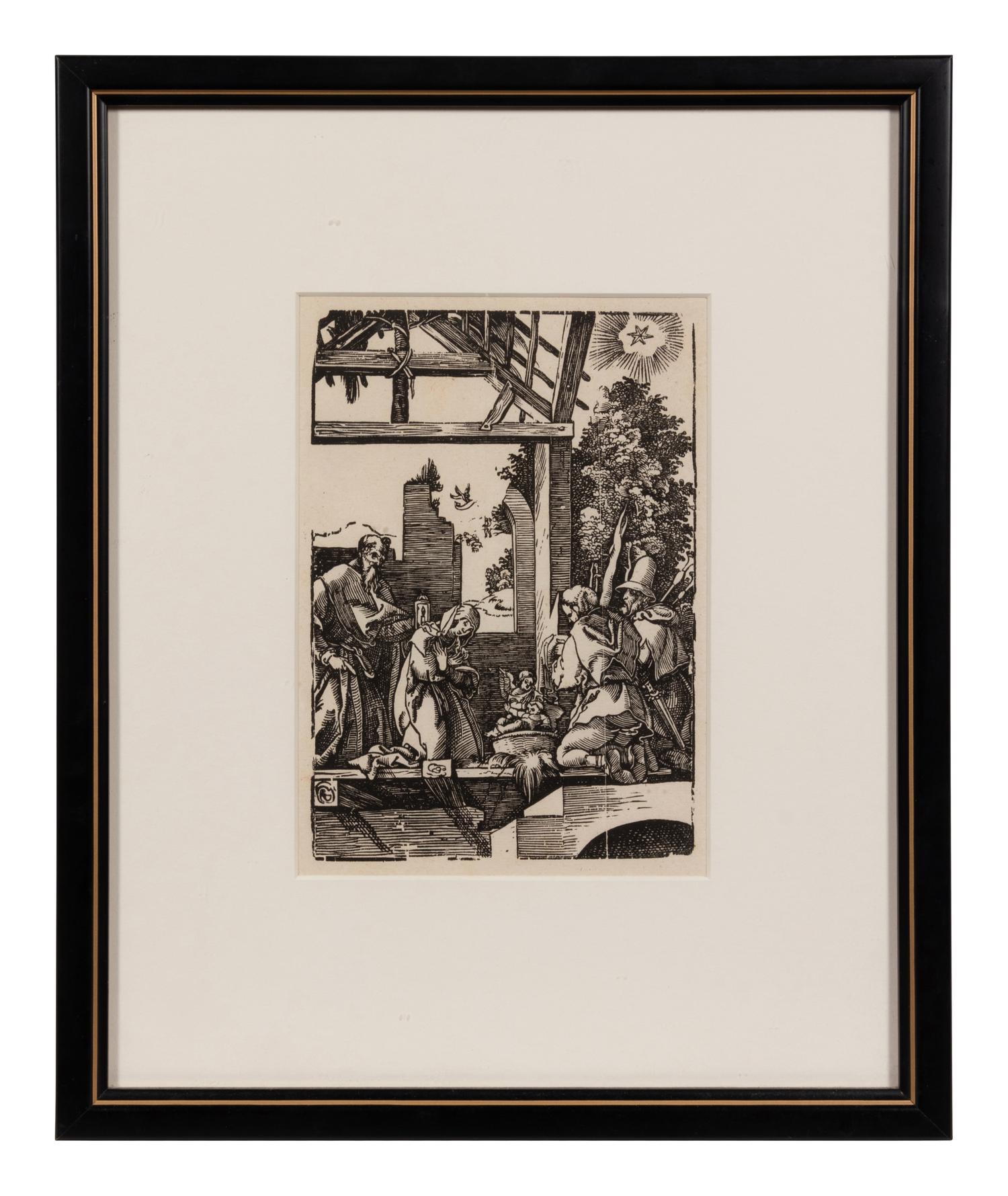 A group of four engravings depicting religious imagery