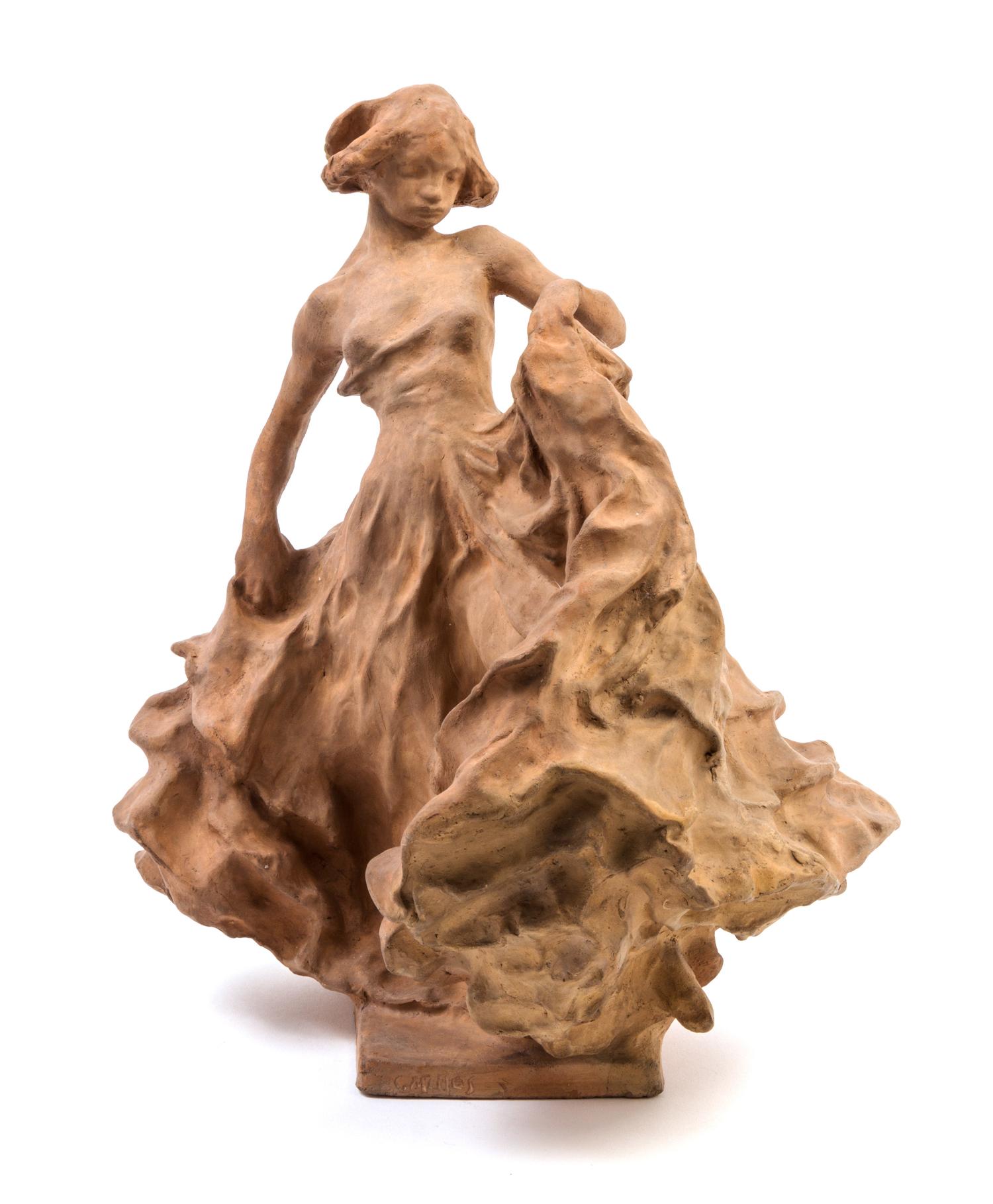 A Swedish Terra Cotta Figure, Carl Milles (1875-1955) Height 14 1/4 inches.