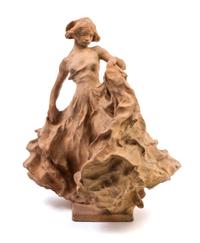 A Swedish Terra Cotta Figure, Carl Milles (1875-1955) Height 14 1/4 inches.