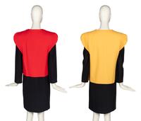 Two Pierre Cardin Haute Couture Vests and Dress, 1992