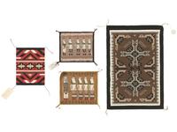 Navajo Two Grey Hills Tapestry and Assorted Samplers / Rug