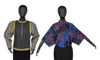Two Gianni Versace Items: Coat and Silk Shirt, c.1980s