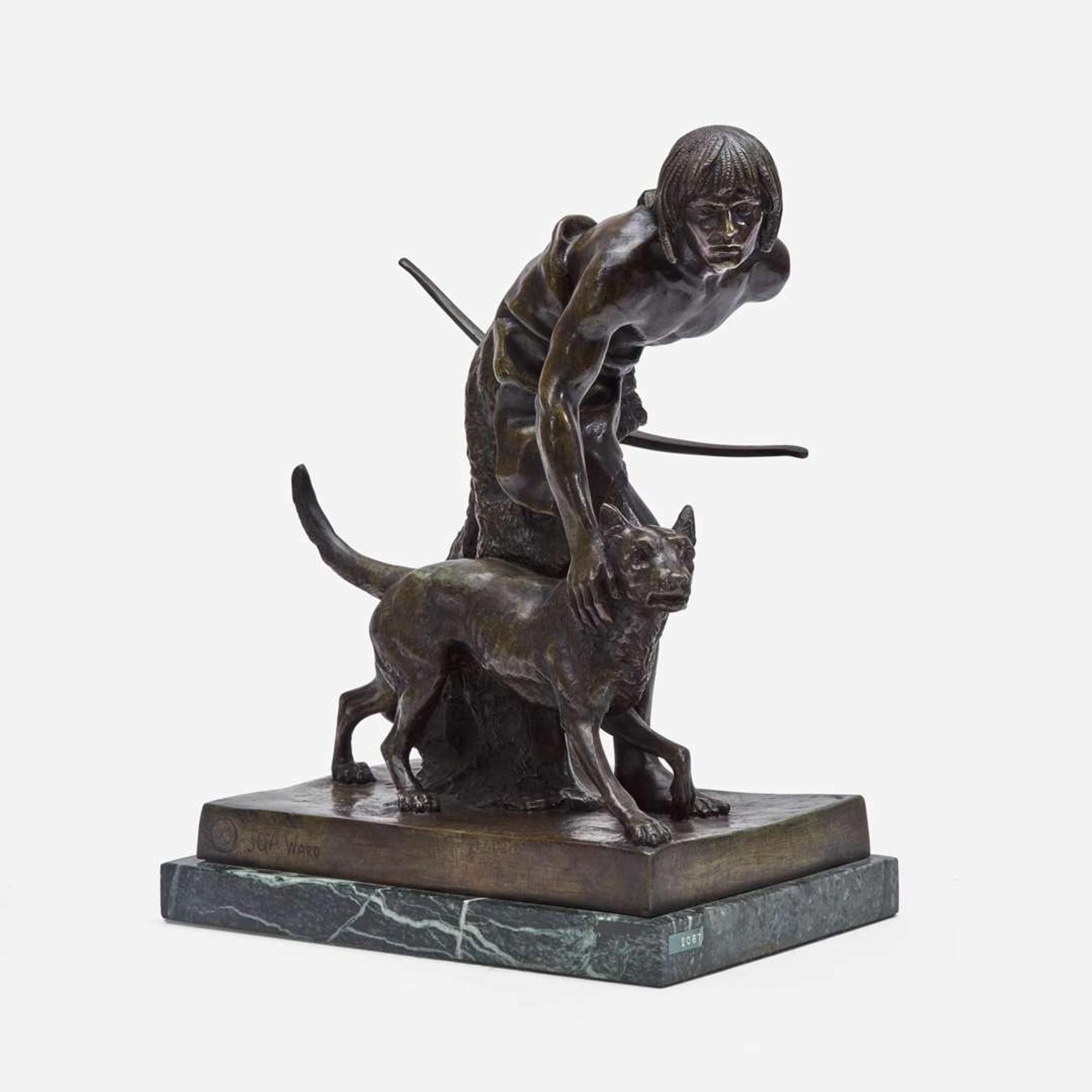 After John Quincy Adams Ward (American, 1830–1910) The Indian Hunter