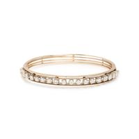 DIAMOND AND YELLOW GOLD BANGLE BRACELET