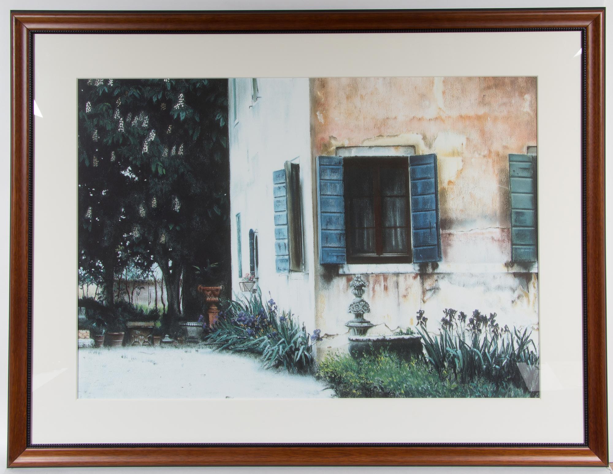 Artist Unknown, (20th century), House with Blue Shutters