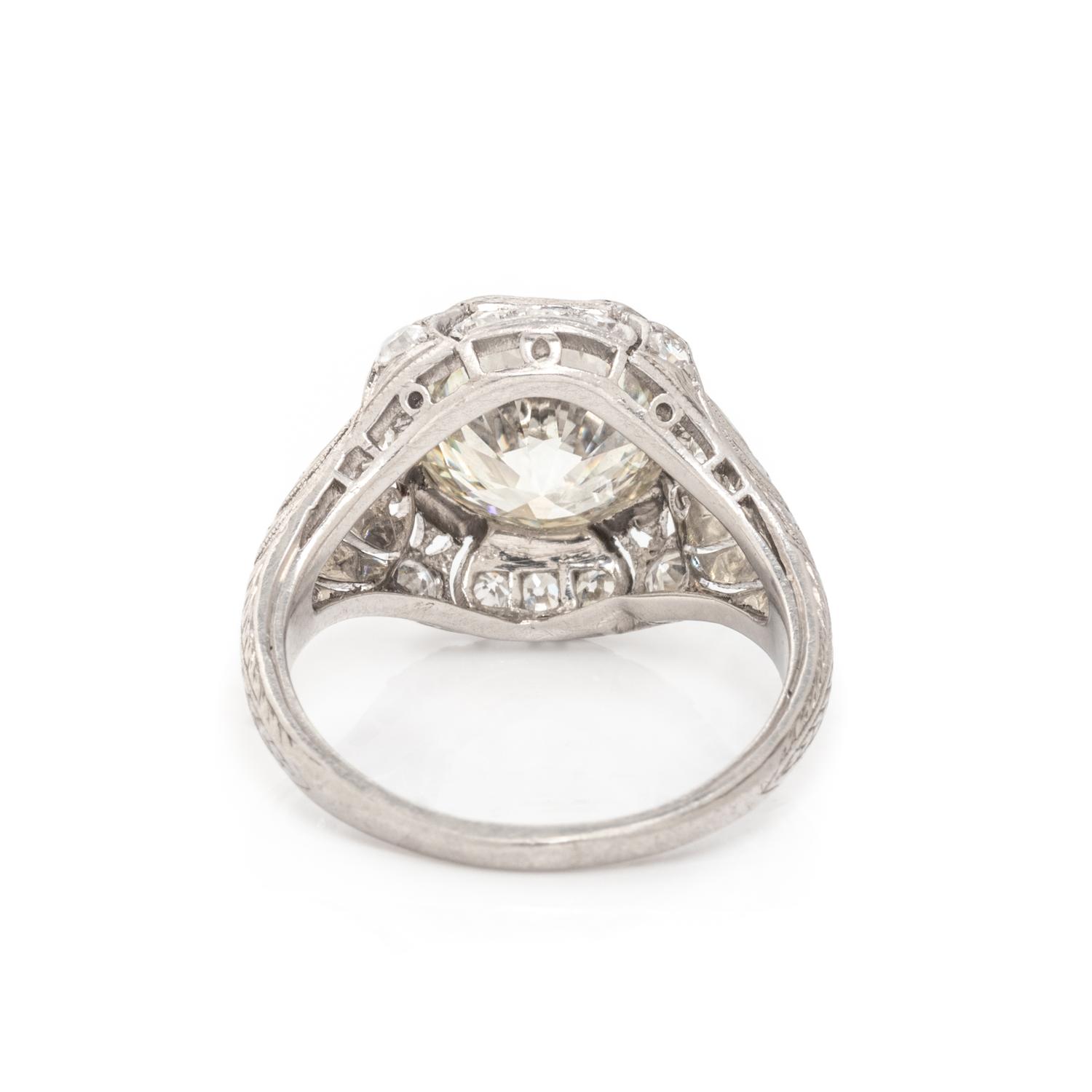 ART DECO, DIAMOND RING