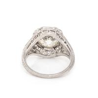 ART DECO, DIAMOND RING