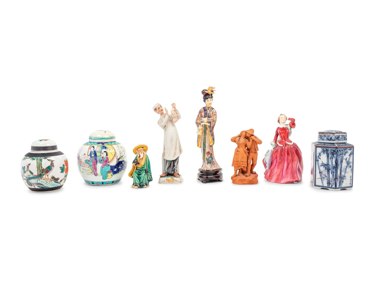 Eight Porcelain Articles