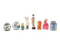 Eight Porcelain Articles