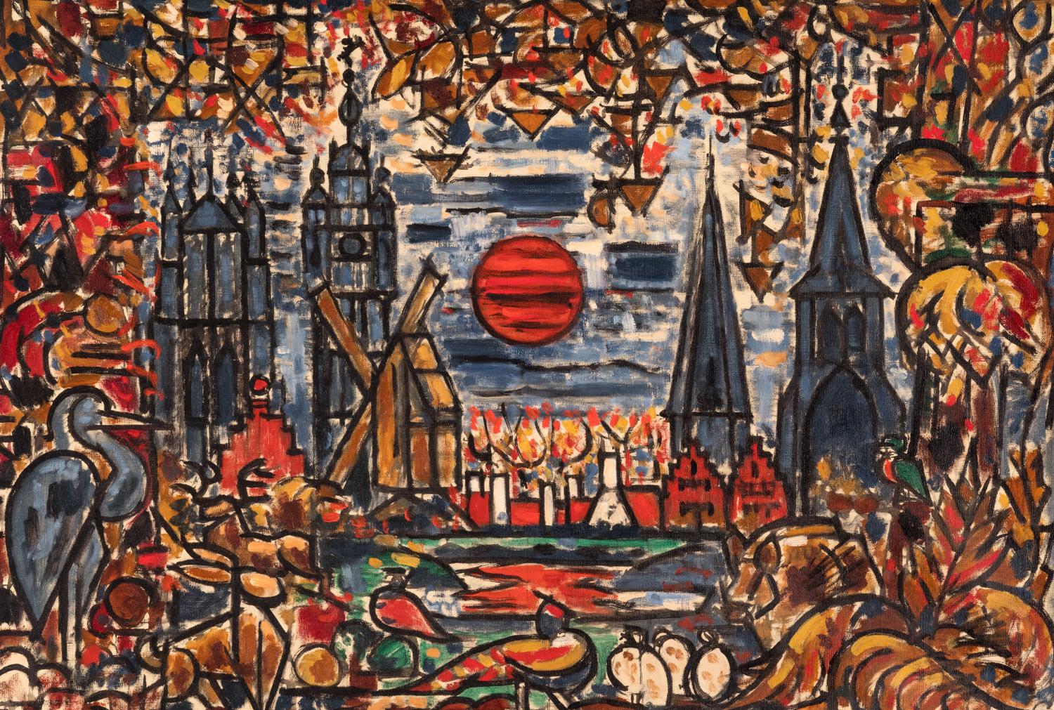 Equisse pour carton de la tapisserie "l'Automne , " 1940