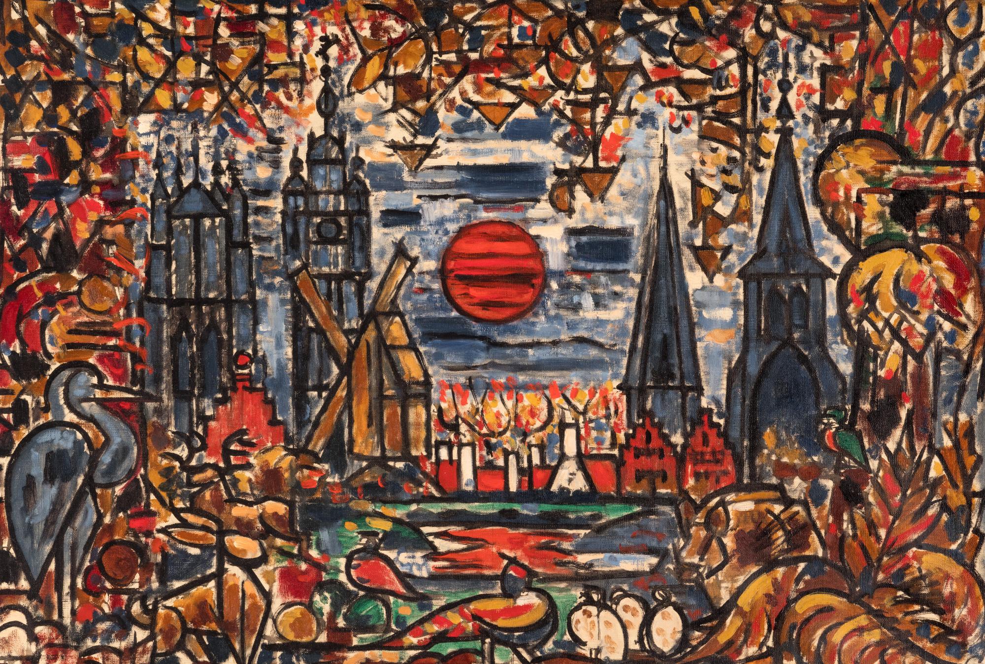 Equisse pour carton de la tapisserie "l'Automne , " 1940
