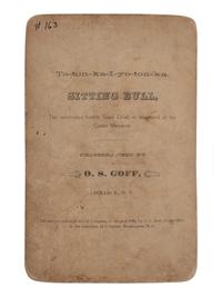 [NATIVE AMERICANS]. GOFF, O.S., photographer. A group of 2 cabinet cards of Sitting Bull and his camp. Bismarck, Dakota Territory.