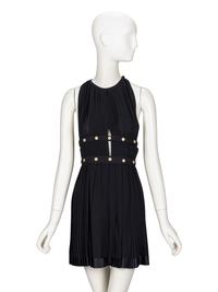 Gianni Versace, Pleated Silk Minidress, 1991