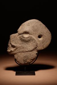 A Veracruz Stone Deer Headed Hacha