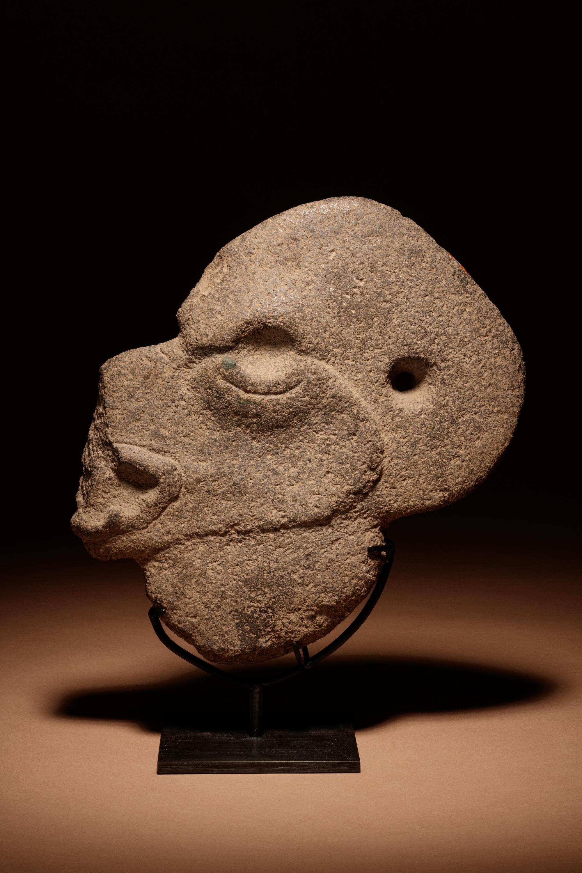 A Veracruz Stone Deer Headed Hacha