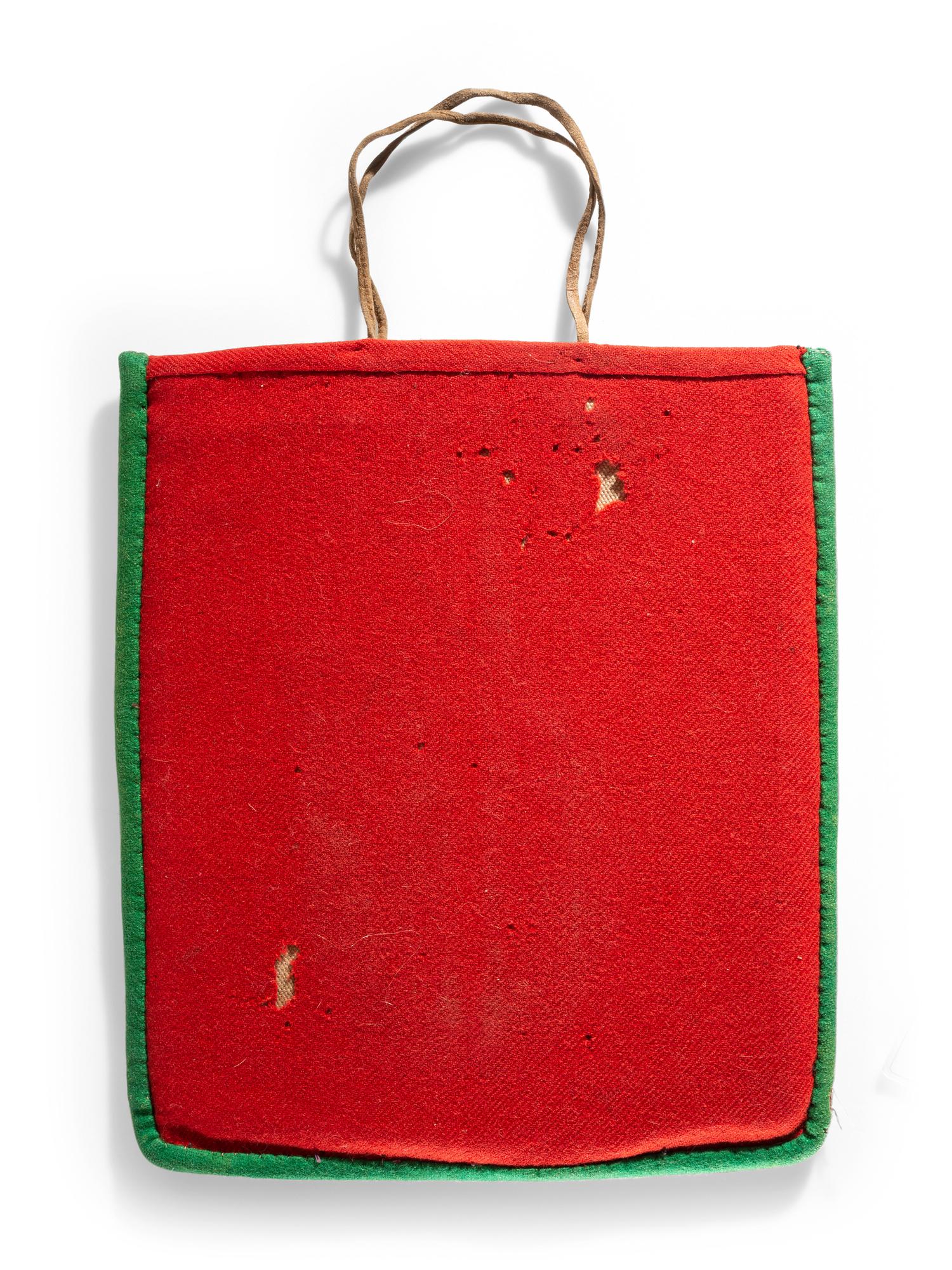 Plateau Beaded Flat Bag, with Eagle