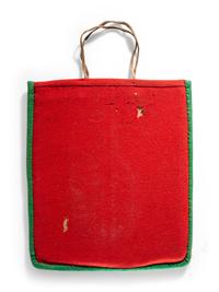 Plateau Beaded Flat Bag, with Eagle
