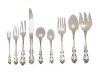 An American Silver Flatware Service