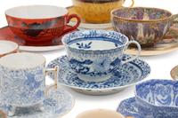34 Sets of Chinese and Japanese Porcelain Teacups and Saucers
