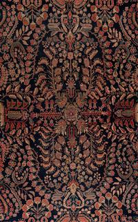 A Sarouk Wool Rug