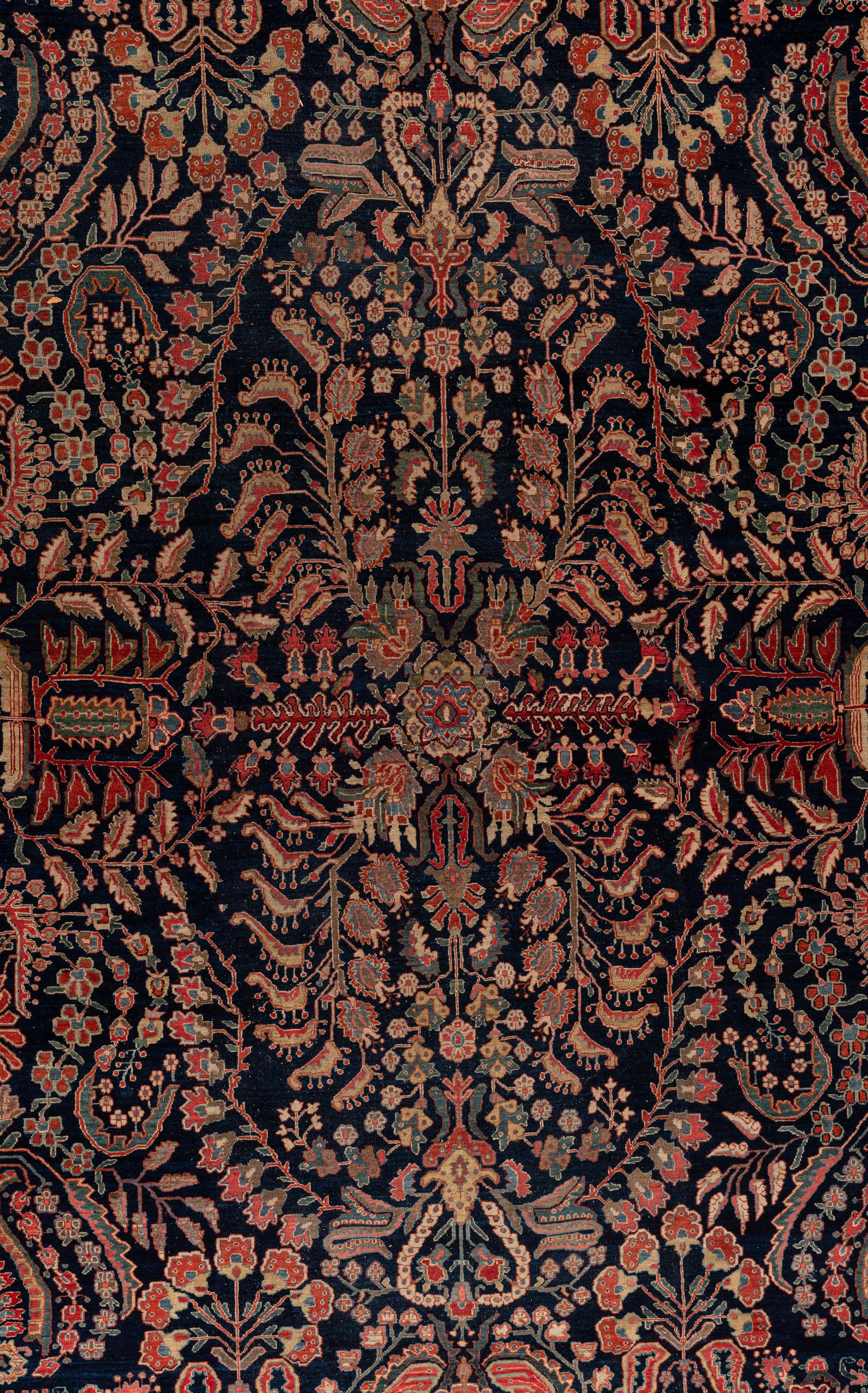 A Sarouk Wool Rug