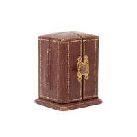 CARTIER, BELLE ÉPOQUE, ENAMEL MIGNONETTE DESK CLOCK