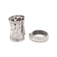 Two Sterling Silver Bracelets by John Hardy