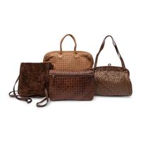 Bottega Veneta, Four Leather & Suede Handbags