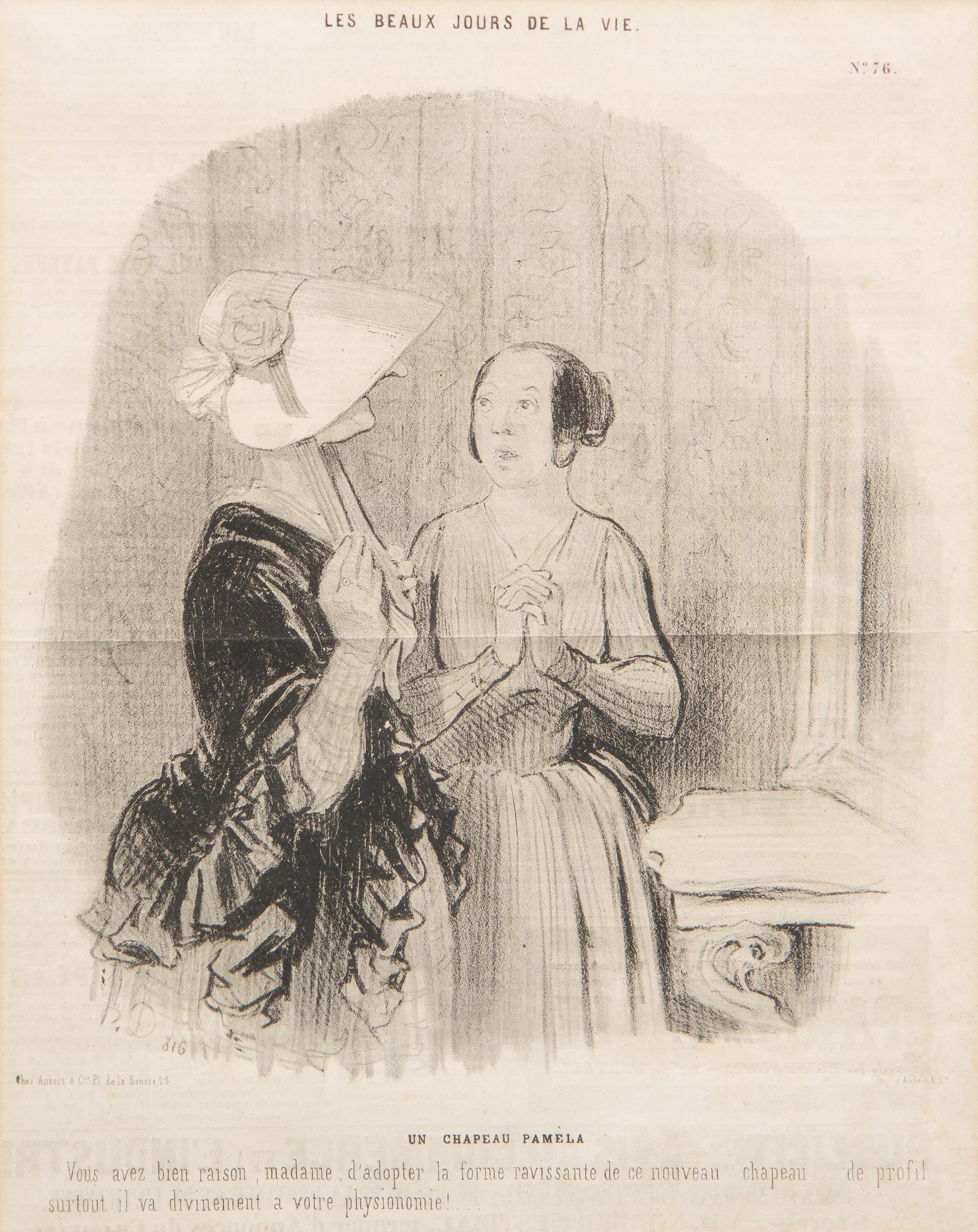 Honore Daumier, (French, 1808-1879), Soyez Tranquille Bourgeois, Les Beaux Jours de la Vie, and Les Bas Bleus