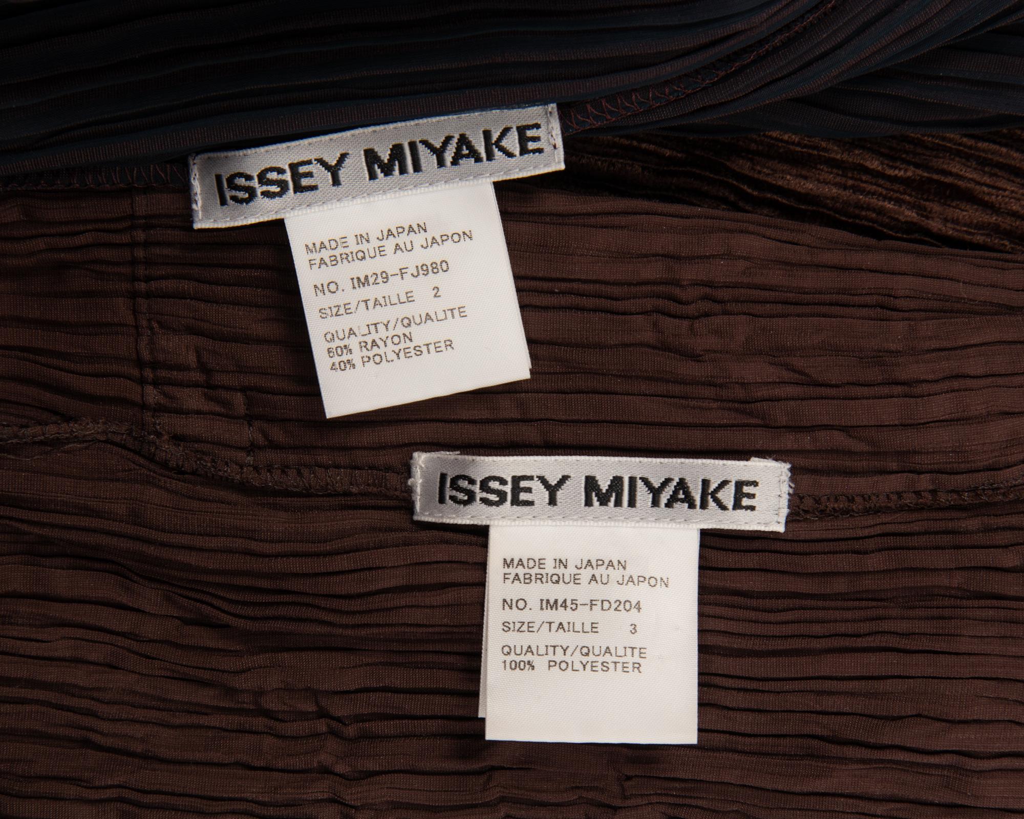 Two Issey Miyake Ensembles, 2000s