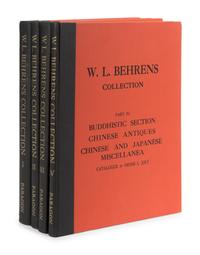 [JAPANESE ART: PRIVATE COLLECTION] W.L. Berhens Collection, comprising of four volumes:
