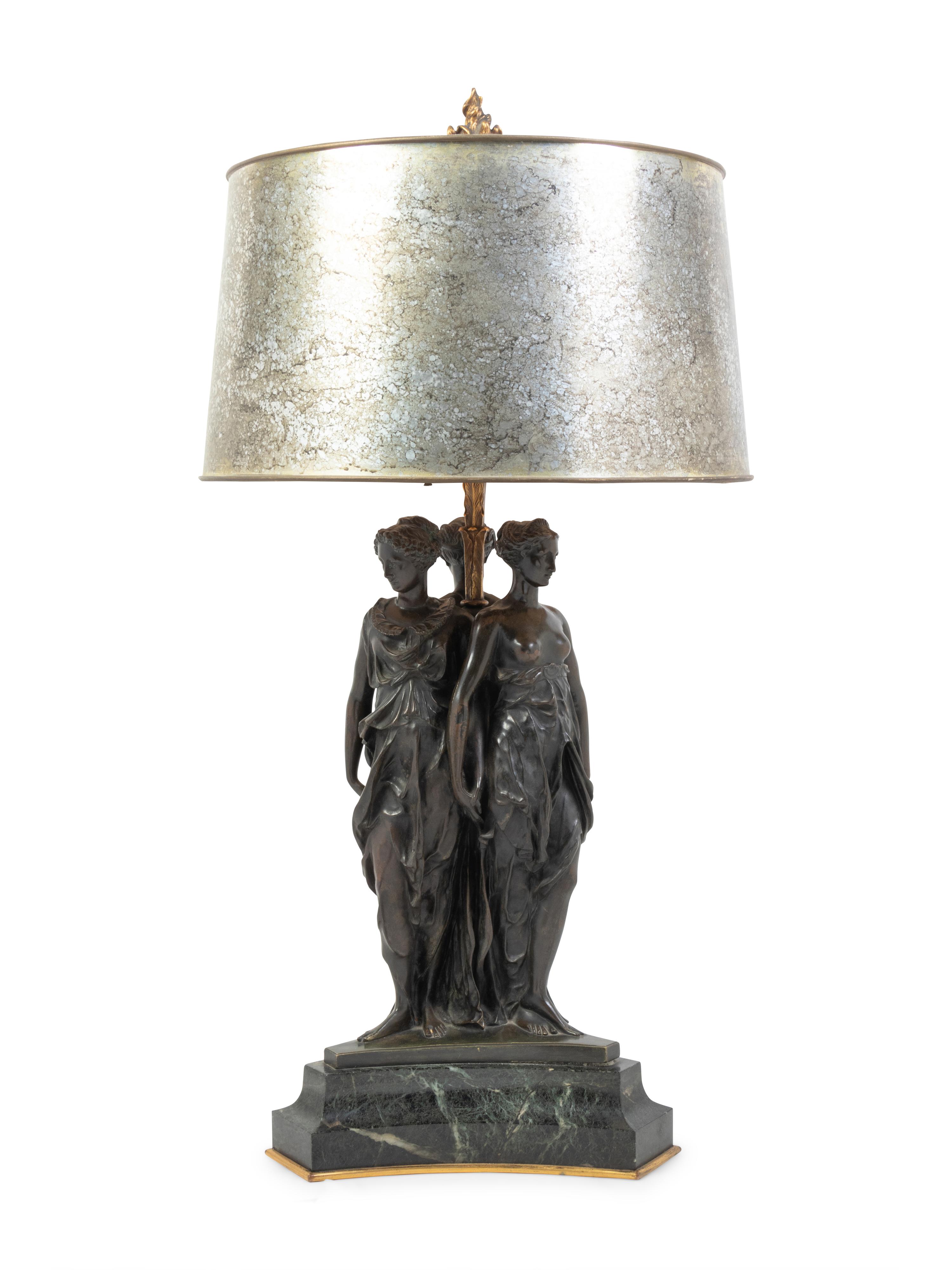 A Continental Bronze "Three Graces" Group