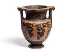 An Attic Red‑Figured Column‑Krater with Dionysiac Scenes