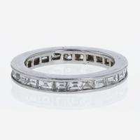 A Platinum and Diamond Eternity Band