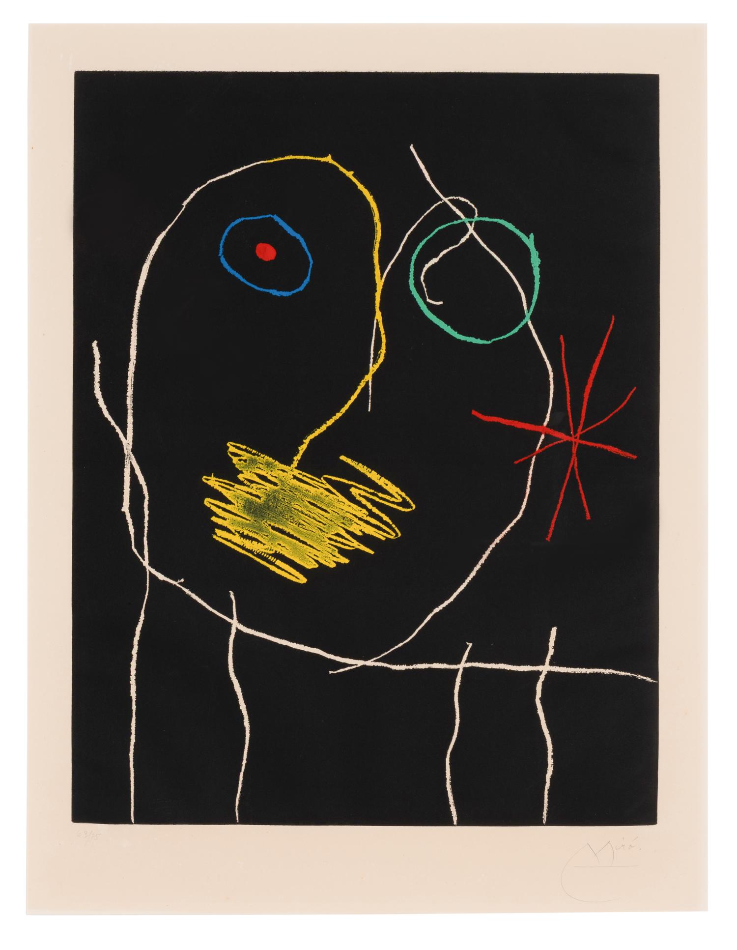 Joan Miró (Spanish, 1893–1983) — Le Prophète la Nuit , 1965