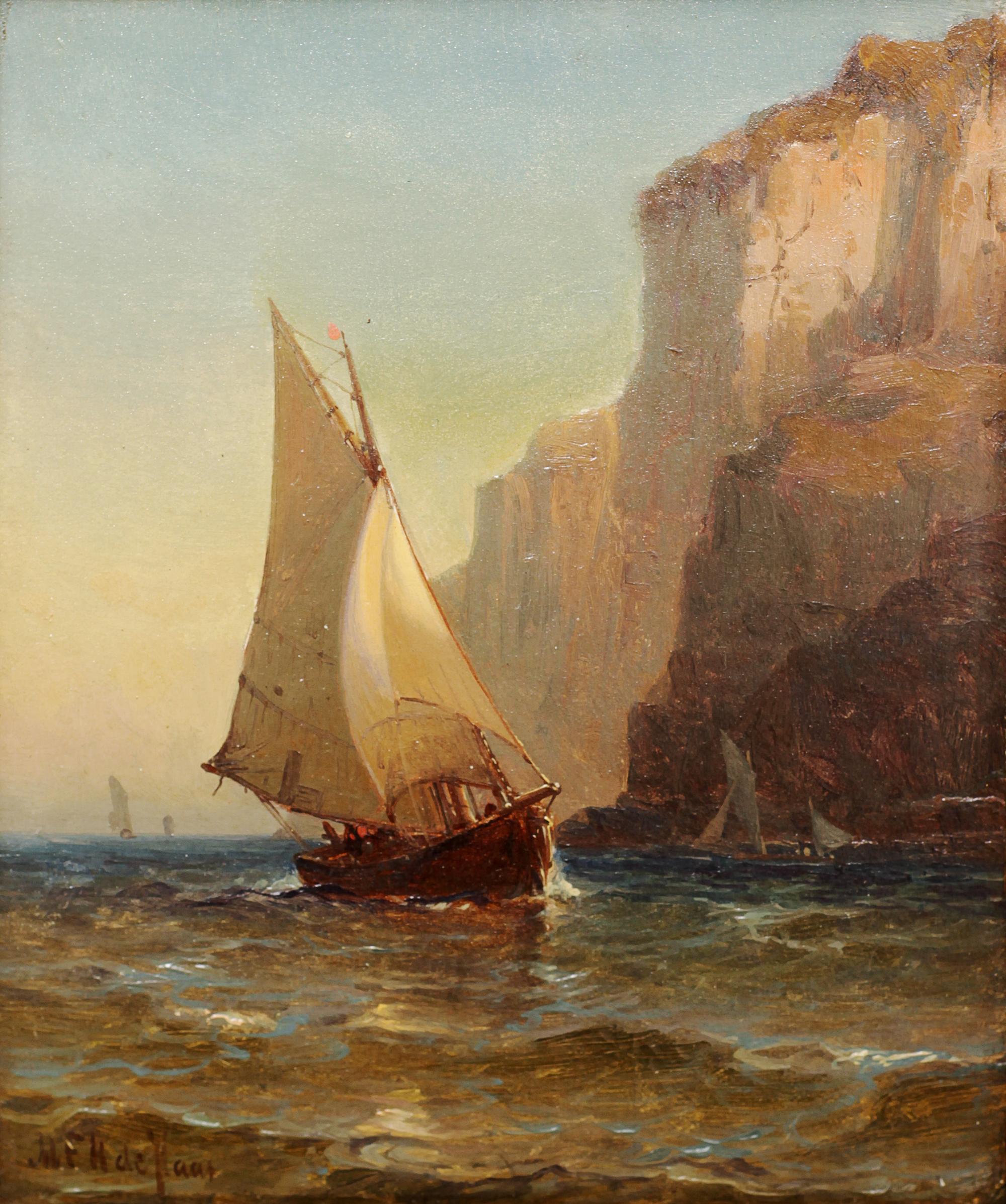 Mauritz Frederick Hendrick de Haas, (American, 1832-1895), Sailing off Grand Manan, c. 1870
