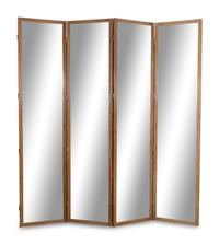 A Contemporary Mottled Mirrored Seven-Fold Floor Screen — 20TH CENTURY
