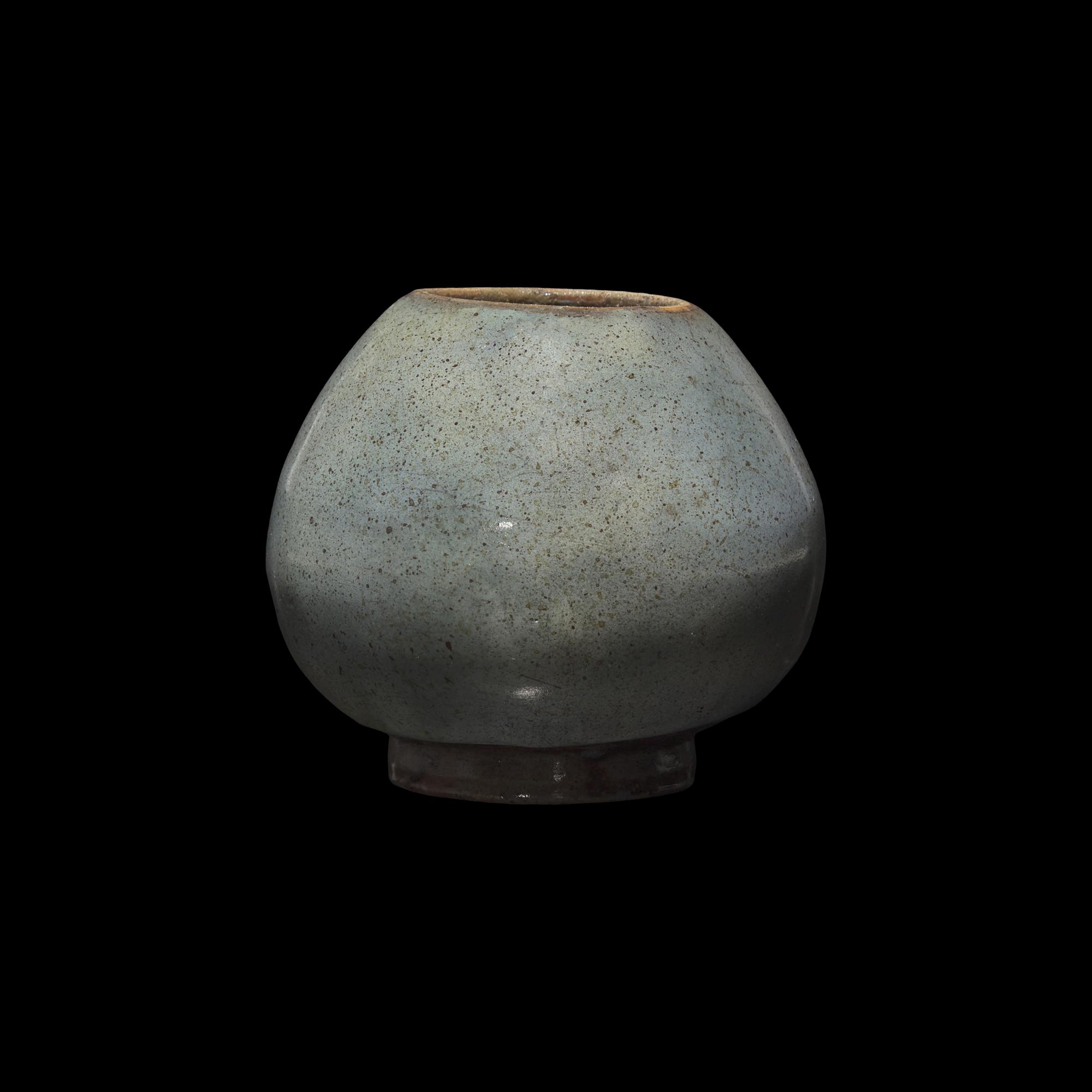 A Chinese Junyao Stoneware 'Lotus Bud' Water Dropper 钧窑蓝釉蓮苞式水盂
