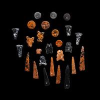 25 Aztec Obsidian Eccentrics