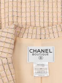 Chanel Pink Windowpane Jacket, Spring 1998