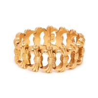 RETRO, YELLOW GOLD BRACELET