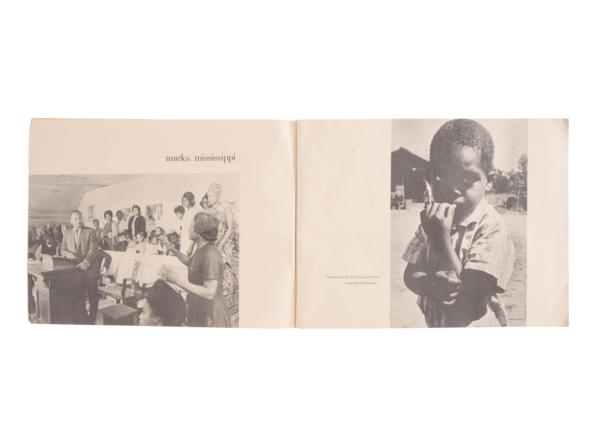 [CIVIL RIGHTS]. The Poor People's Campaign: [a Photographic Journal] . Atlanta, GA: The Southern Christian Leadership Conference, 1968.