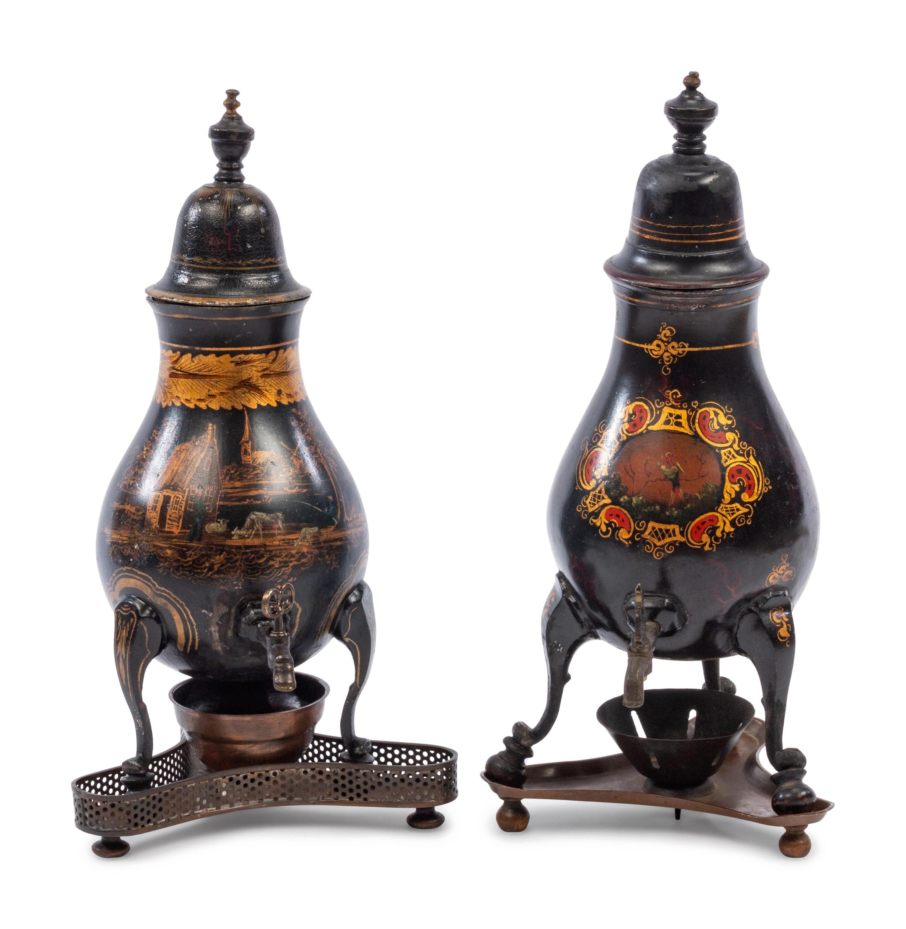 Two Dutch Tôle Kettles