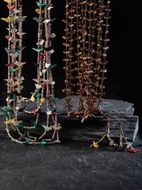 Zuni Multi-strand Fetish Necklace and Earrings